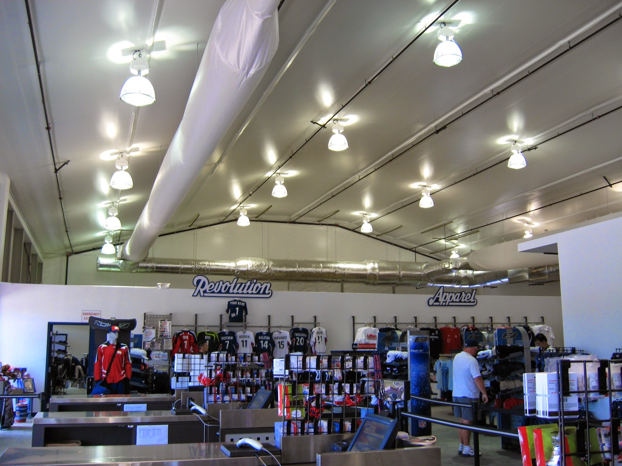 Inside NE Pro shop