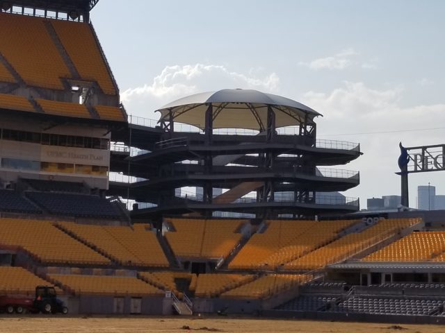 Steeler Heinz Canopy structure Steelers' Project at Heinz Stadium