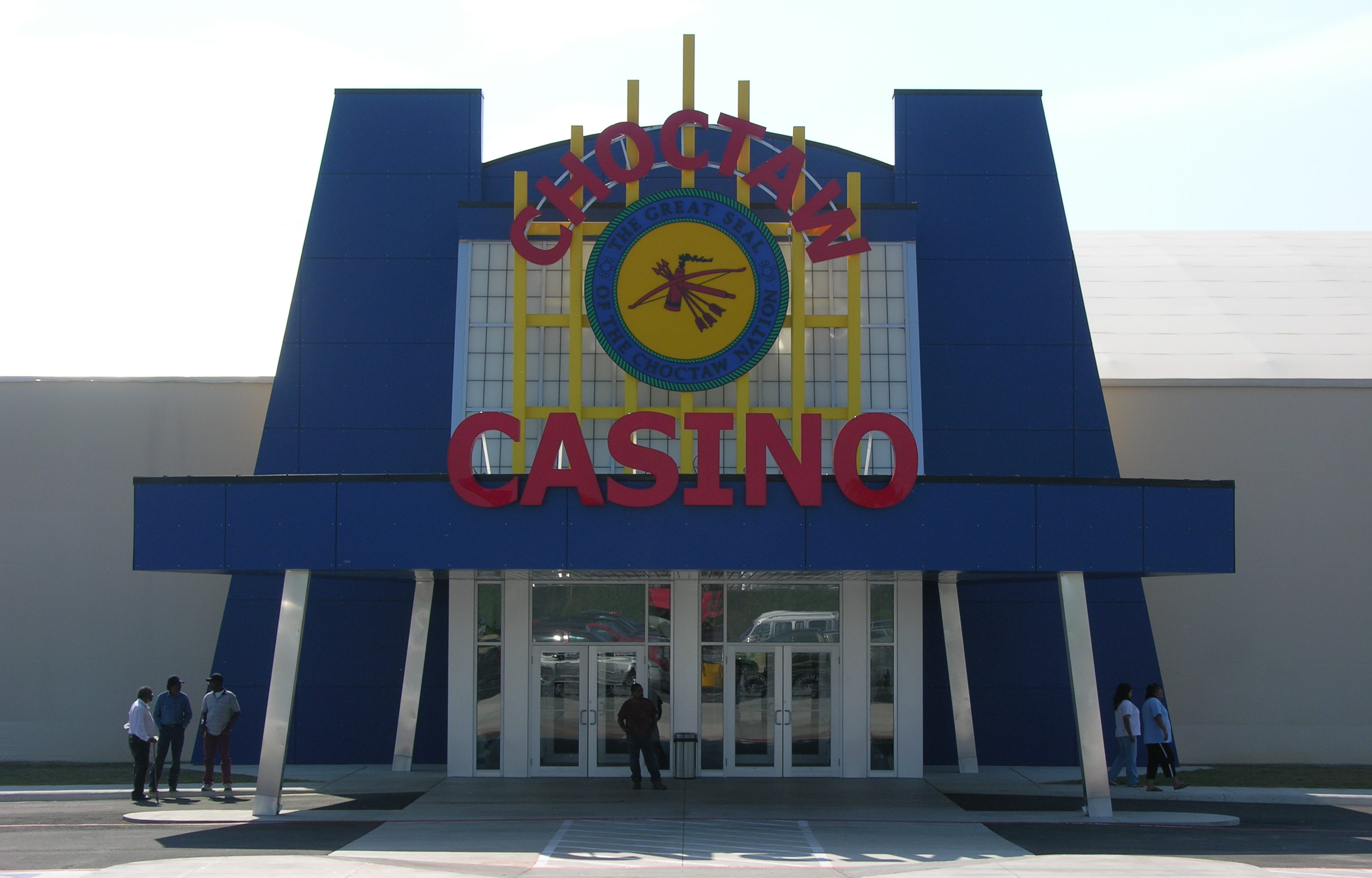 Choctaw Casino Entrance Back of Choctaw Casino