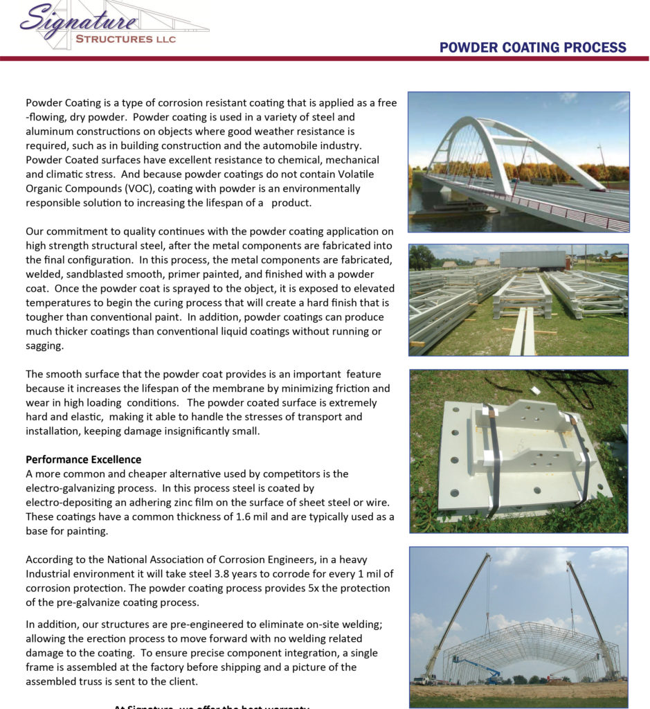 Powder Coating Process Flyer Cover