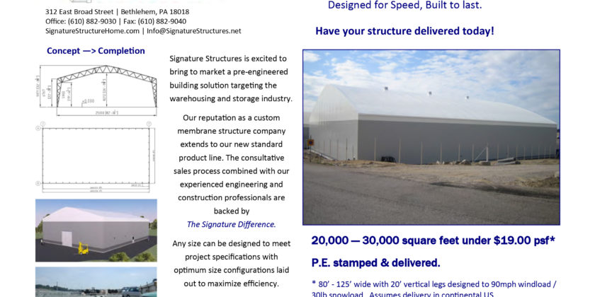 Storage Structures Permanent & Relocatable