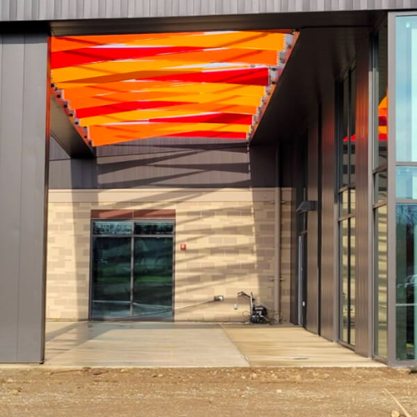 Dayton Metro Library West Custom Shade Sails