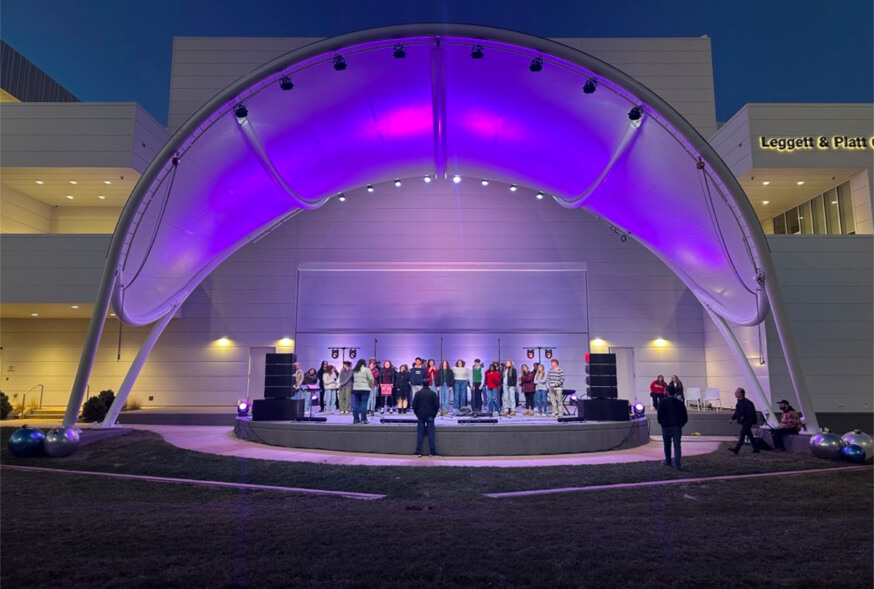 Outdoor Stage Canopy front view