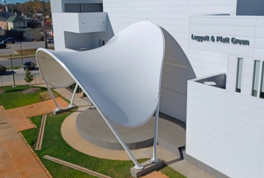 Outdoor Stage Canopy aerial view