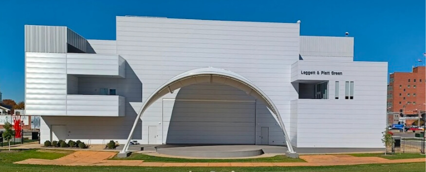 Outdoor Stage Canopy front view during the day