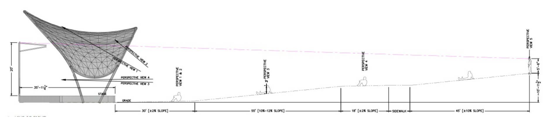 Outdoor Stage Canopy diagram