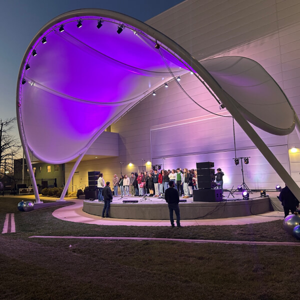 Harry M. Cornell Arts & Entertainment Complex Outdoor Stage Canopy